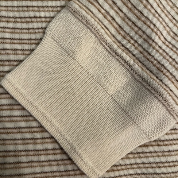 Vintage Abercrombie 90s Y2K Long Sleeve Striped Underlayer - Picture 4 of 5